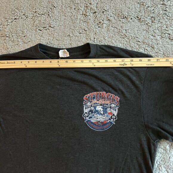 Sturgis 2016 Mens Shirt Size XL Black Hills 76th Annual Motorcycle Rally Tee - Picture 6 of 15